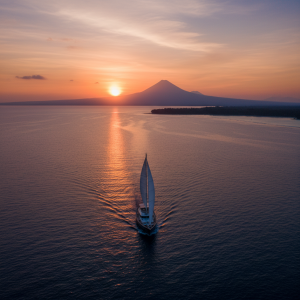 Bali Private Cruise Atelier — Lembongan Penida Sunset Day Charter